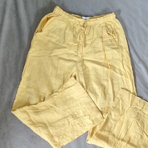 Yellow Men's Casual Pants